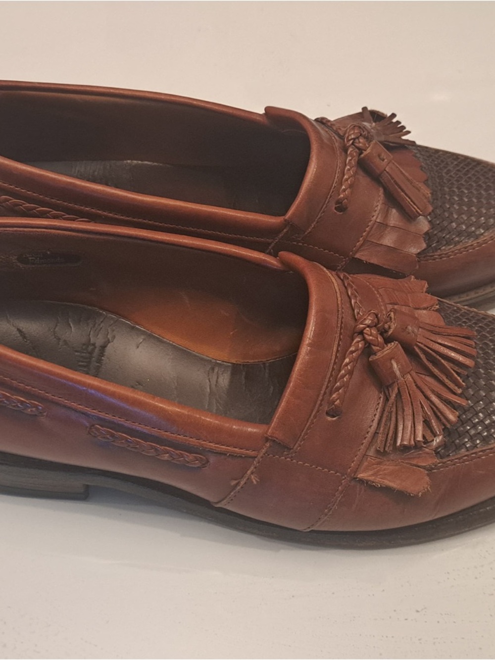 Allen Edmonds Brown “Cody” Leather Tassel Loafers - Picture 3 of 11